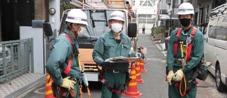 安心安全な配電工事実績多数